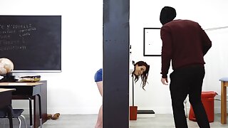 A wall in the classroom turns out to be too thin.