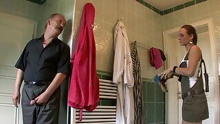 The older dude has a moustache naked housewives he